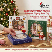 6PCS Mixed Design Christmas Gift Boxes | Festive  Treat Packaging Boxes