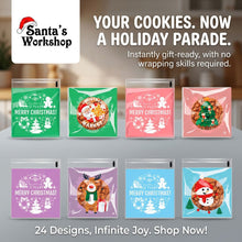 10/50/100 Christmas Candy Bag - Self-styled Disposable OPP Candy and Cookie Bag with Holiday Cartoon Patterns for Holiday Gifts
