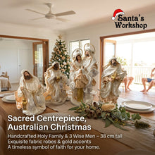 14.75" Christmas Religious Handmade Nativity set with 3 Wise Men (38CM)