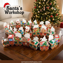 24 Days of Christmas countdown gift packaging boxes Train Design Christmas advent calendar candy boxes 24days