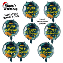 6PCS Halloween Foil Balloons 18 Inch – Spooky Party Decorations for Halloween Celebrations, Events & Home Décor 18 inch (40 cm)
