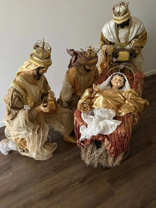 Very large Christmas Nativity set / scene with manger  -163 cm approx Santas Workshop Direct