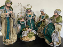 15.5’’Christmas Nativity 15.25’’with angels set / scene with manger  -51 cm Santas Workshop Direct