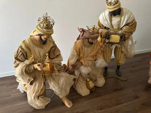 Very large Christmas Nativity set / three kings only163 cm approx Santas Workshop Direct