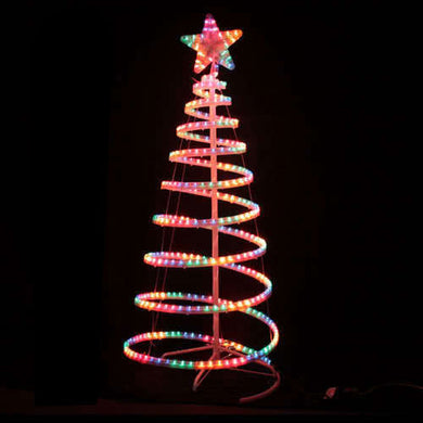 Samland Led 145cm Rope Light Christmas Tree & Star Motif Xmas New - Santas Workshop Direct 
