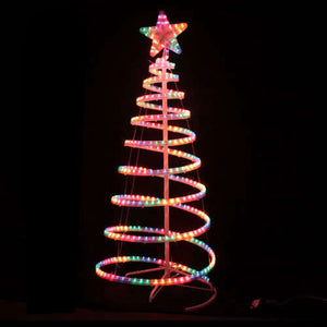 Samland Led 145cm Rope Light Christmas Tree & Star Motif Xmas New - Santas Workshop Direct 