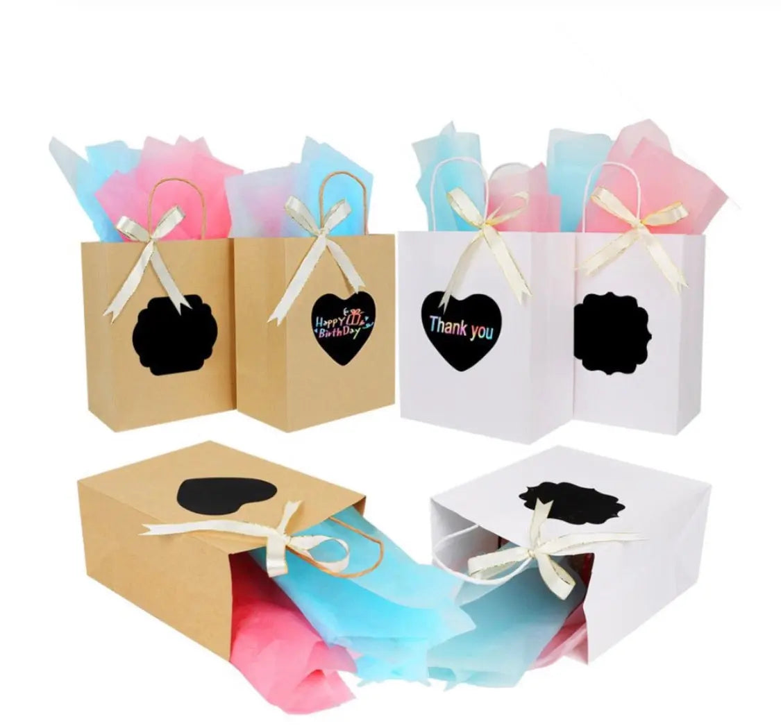 12 pcs Bridal party Wedding. Bridesmaids Groomsmen Bachelorette / Gender Reveal Party Gift Bags Santas Workshop Direct