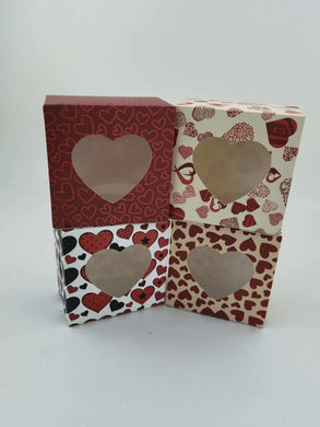12 pcs Red Cake box Valentines cookies / cup cake box Santas Workshop Direct