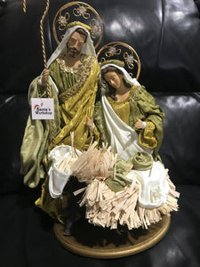 17 Christmas Holy Family with manger - 45cm Santas Workshop Direct