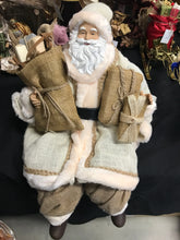 17.75 Santa Claus sitting on a shelf approx 50 cm Santas Workshop Direct