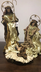 19”Christmas Holy Family with manger 50 cm approx freeshipping - Santas Workshop Direct