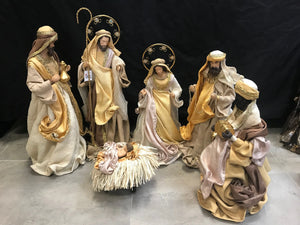 23.25 Christmas Nativity Set with manger  60 cm Santas Workshop Direct