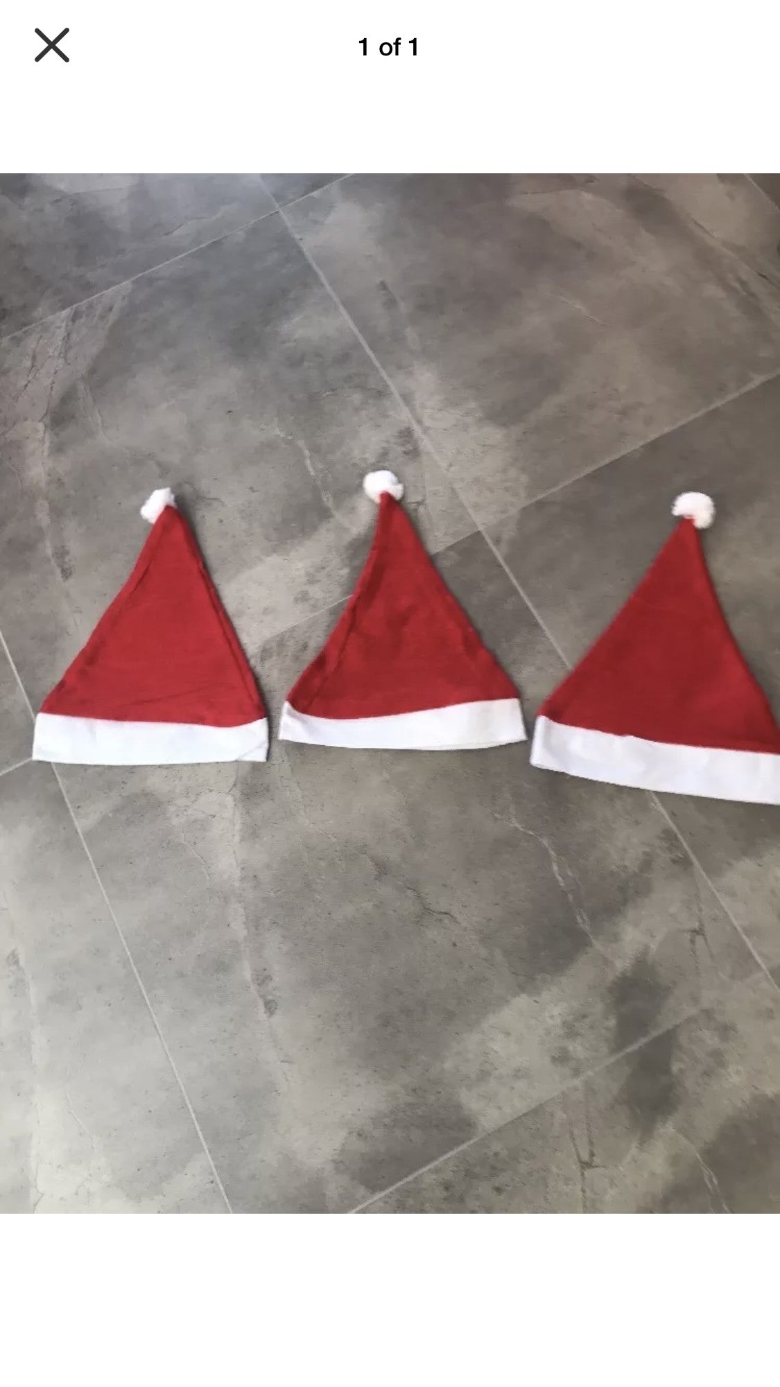 3xChristmas hats Santas Workshop Direct