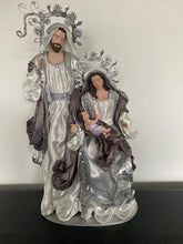 50 cm Christmas Silver Holy Family  37 cm approx Santas Workshop Direct