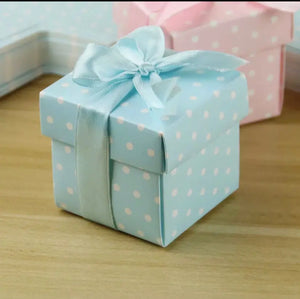 Blue Favour Boxes/ Gender  Reaveal favour box Santas Workshop Direct