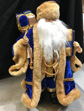  20" Blue Standing Santa Claus 52 approx Santas Workshop Direct