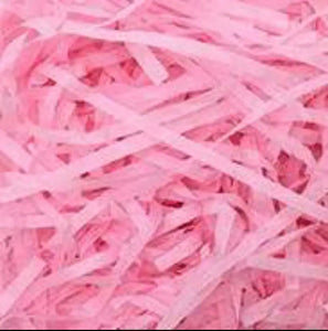 Bright Pink Shredded tissue paper hamper / gift box filler 20 grams Santas Workshop Direct
