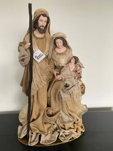 Christmas Biege Holy Family 56 cm approx Santas Workshop Direct