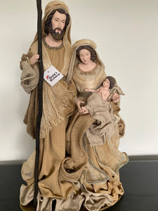 Christmas Biege Holy Family 56 cm approx Santas Workshop Direct