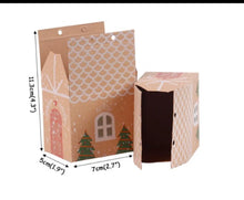 Christmas Cup Cake Candy Cookie Box / Gingerbread House X 1 PC Santas Workshop Direct