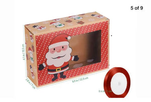 Christmas Cup Cake Candy Red & Green Cookie Gift Box x 12 pcs Santas Workshop Direct