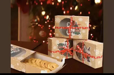 Christmas Elf & Santa cookie Gift box x 24 pcs Santas Workshop Direct