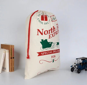 Christmas Hessian bags 50 x70 Cm Gift bags Santa sacks Santas Workshop Direct