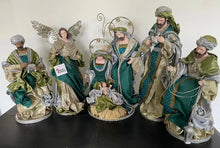 Christmas Nativity 15.25with angels set / scene with manger  -51 cm Santas Workshop Direct