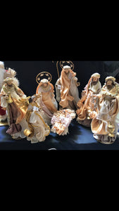 Christmas Nativity set with Angel- 21'' Holy Family / 21 " Three Kings/ Three Wise Men & Angel 16" Santas Workshop Direct