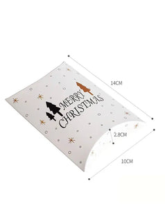 Christmas Pillow Shape Favors gift Box x12 pcs Santas Workshop Direct