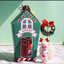 Christmas Red Gift Bag Cookie Candy Box x 6 pc Santas Workshop Direct