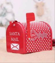 Christmas Santa Claus Mail box / letter box  cookie cake storage approx 14 cm Santas Workshop Direct