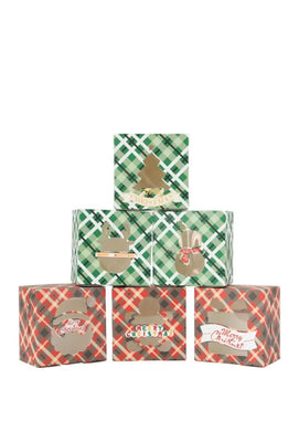 Christmas cookie Boxes 12pcs Santas Workshop Direct