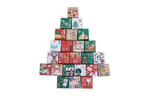  Christmas cookie boxes advent calendars x24 pc Santas Workshop Direct