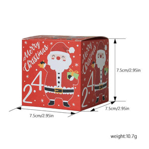  Christmas cookie boxes advent calendars x24 pc Santas Workshop Direct