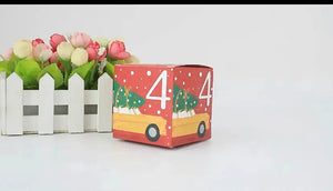 Christmas cookie boxes advent calendars x24 pc Santas Workshop Direct