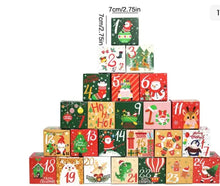 Christmas cookie boxes advent calendars x24 pc Santas Workshop Direct