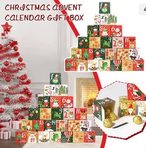  Christmas cookie boxes advent calendars x24 pc Santas Workshop Direct