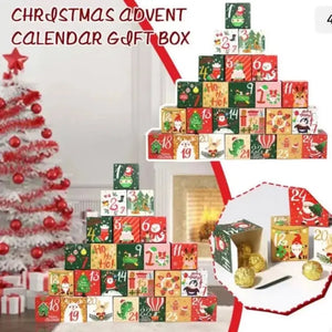 Christmas cookie boxes advent calendars x24 pc Santas Workshop Direct