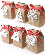 Christmas cookies / candy / biscuits gift boxes x 6 pcs Santas Workshop Direct
