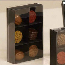Black Kraft 12 Sets Rectangle Kraft Paper Gift Boxes Drawer Box with Window Box for Wrapping Party Favor
