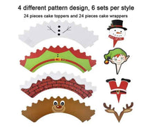 🎃 Halloween Cupcake Muffin Wrappers with Toppers – 48PCS Spooky Party Baking Decorations for Cakes, Cupcakes & Dessert Table 👻