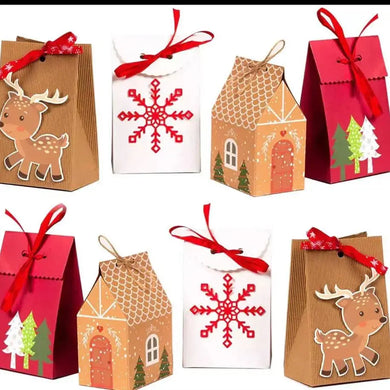 Christmas gift bagx 8 pcs Santas Workshop Direct