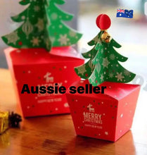 Christmas tree cake biscuit candy cup cake cookie box x 10pcs Santas Workshop Direct