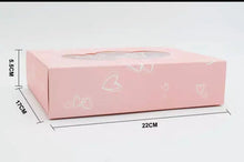 Cookie box Heart design love appeciation box  x 2 pcs Santas Workshop Direct