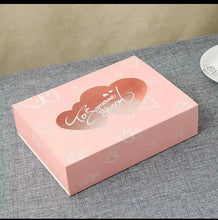 Cookie box Heart love appreciation gift box x 1 pc Santas Workshop Direct