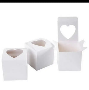 Cup cake box Valentines Day / Christmas cookies / candy / biscuits x 100 pc Santas Workshop Direct