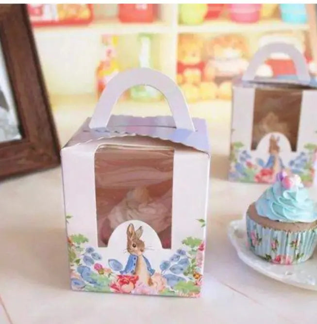 Easter Basket Bunny Bags / Bucket / cookie gift box x6 pcs Santas Workshop Direct