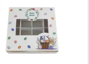 Easter Basket Bunny box x12 pcs Santas Workshop Direct