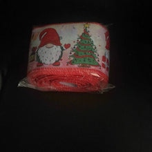 Elf Merry Christmas ribbon 65mm x 5 yards Santas Workshop Direct